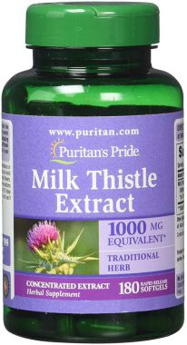 Milk Thistle Extract Hãng Puritan Pride 1000 Mg, 180 viên