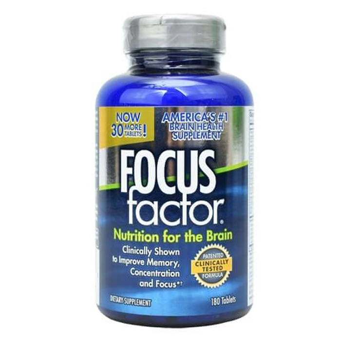 Viên uống Bổ Não Focus Factor Nutrition For The Brain 180 viên Của Mỹ